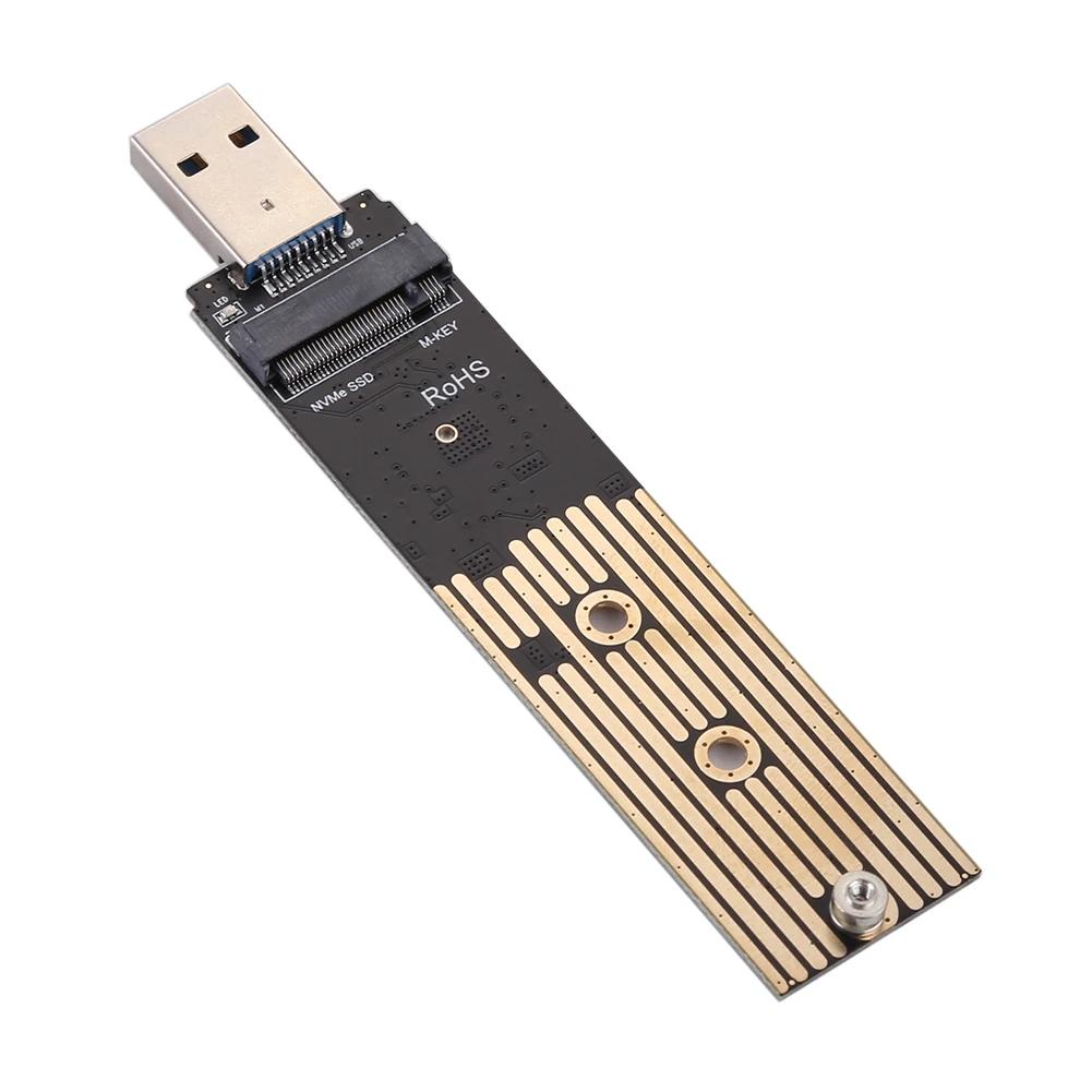 NVME ޴    PCI-E   ī, M.2 SSD-USB 3.1 , 2242 2260/2280